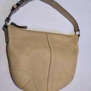 Coach Cream Hobo Bag